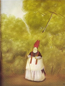 Archbishop Lost in the Woods Fernando Botero Oil Paintings